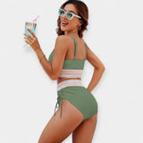 Aukštos Juosmens Bikini su Palaikymu