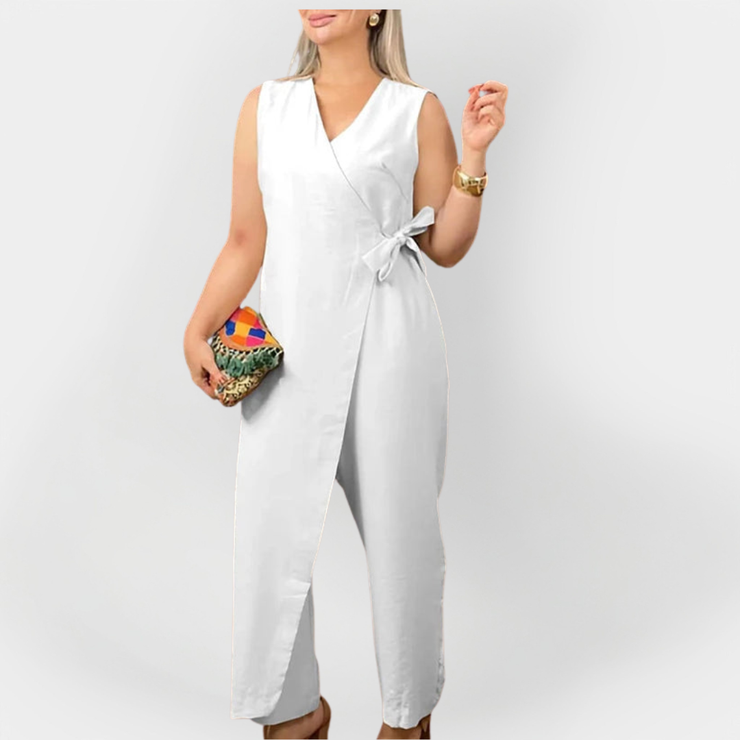 Stilingas Be Rankovių Jumpsuit