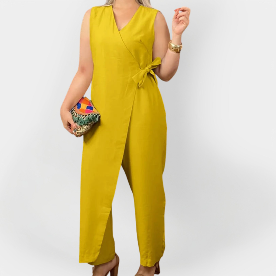 Stilingas Be Rankovių Jumpsuit