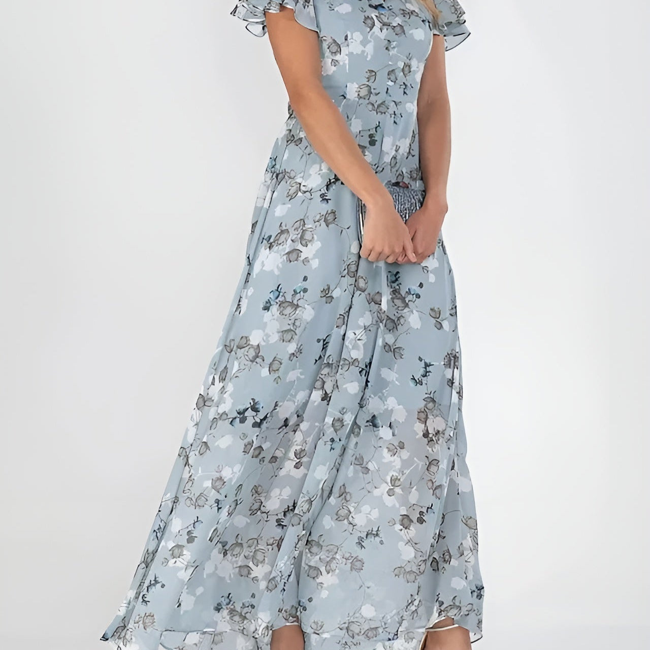 Elegantiškas Suknelė, Kuri Uždengia Pilvą