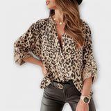 Imina - Moderni Blusa su Leopardo Raštu