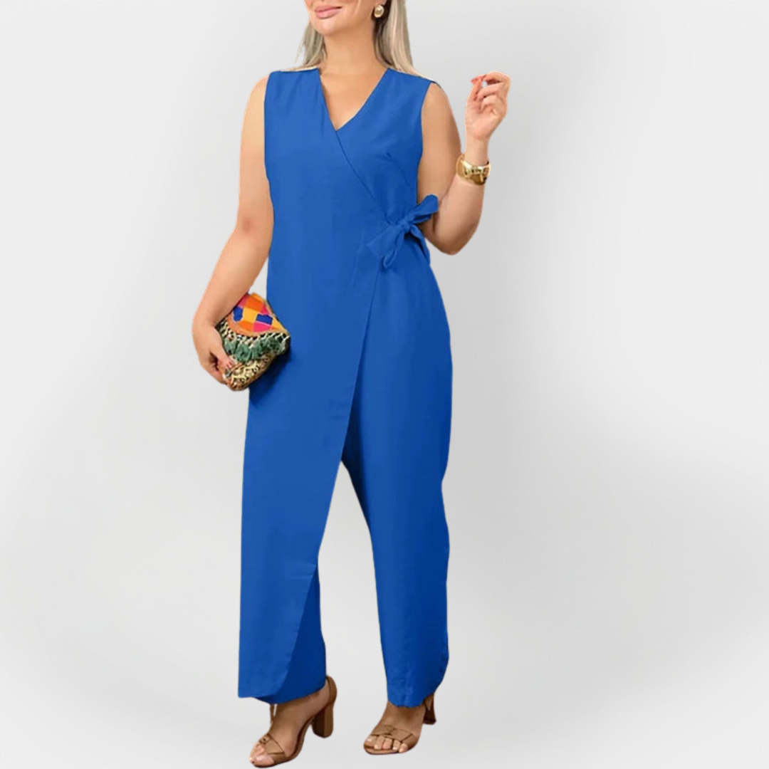 Stilingas Be Rankovių Jumpsuit
