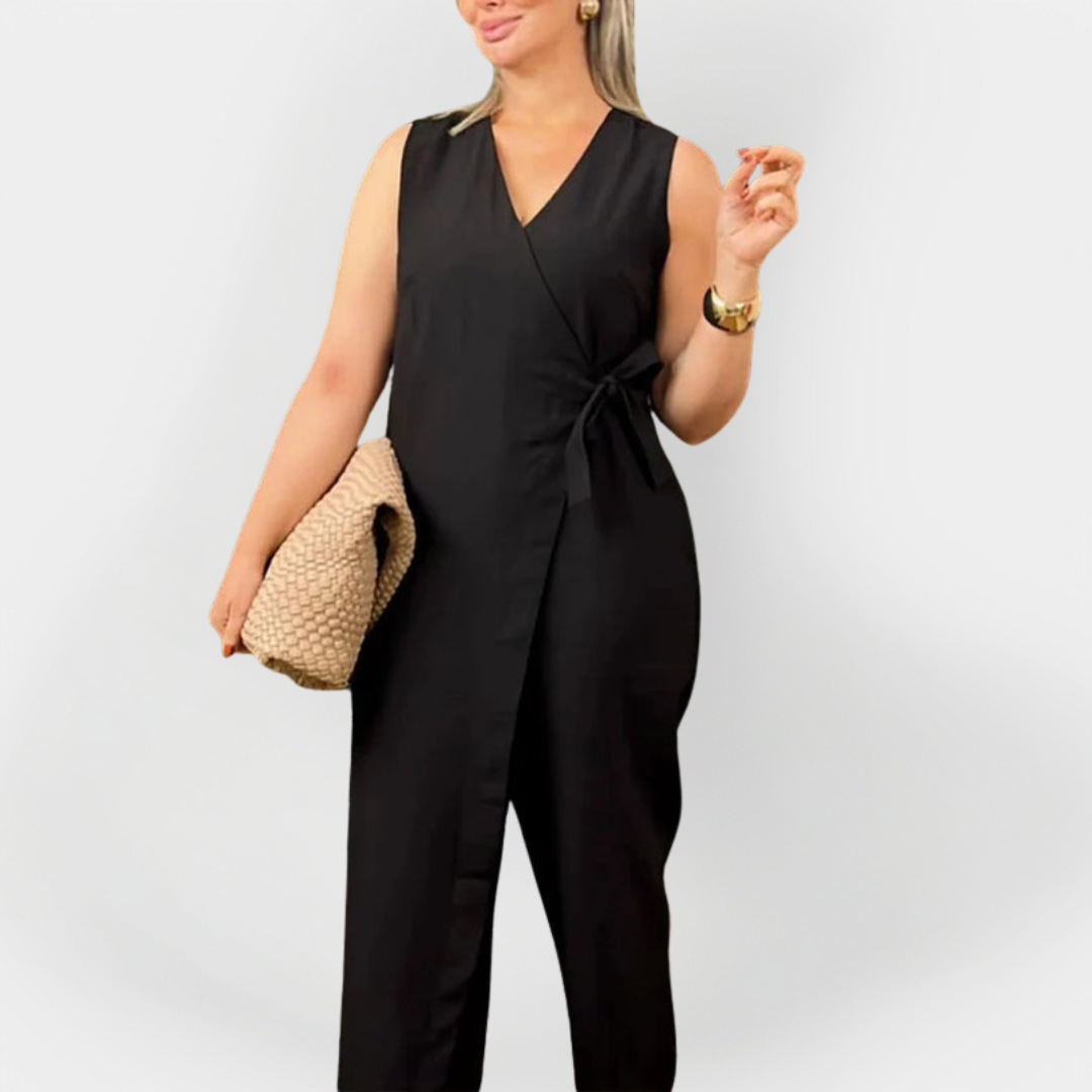 Stilingas Be Rankovių Jumpsuit