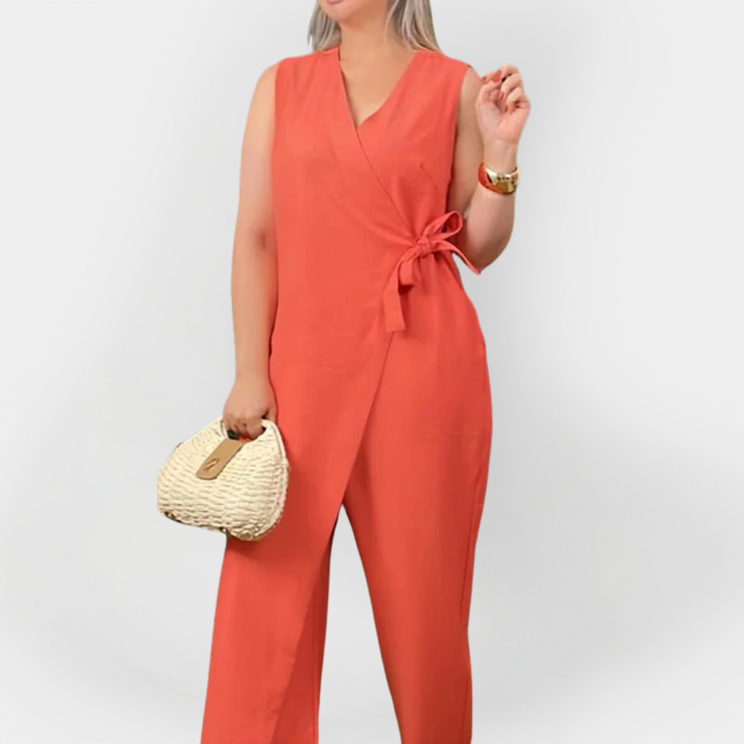 Stilingas Be Rankovių Jumpsuit