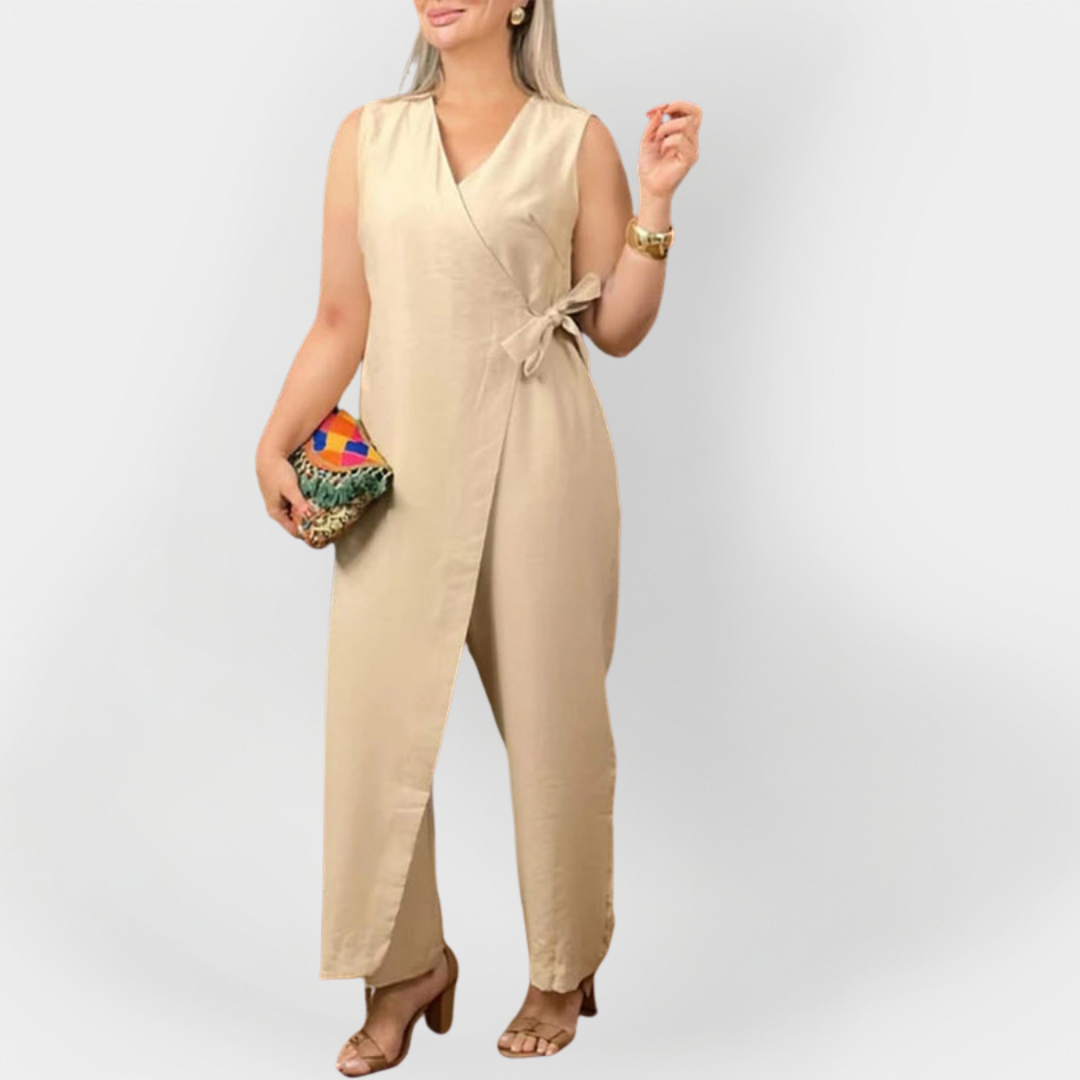 Stilingas Be Rankovių Jumpsuit