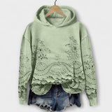 Grace – Vintage Hoodie su gėlių raštu