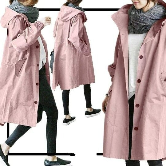 Giedrutė - Elegantiškas Vandeniui Atsparus Paltas