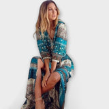 Carina - Boho midi suknelė