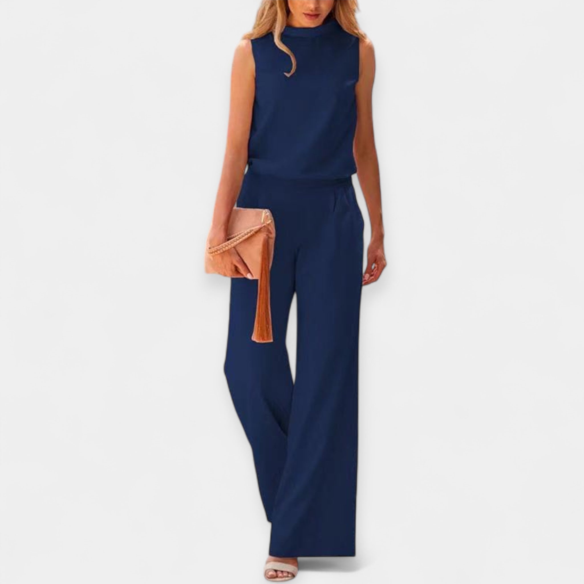Lengvas Be Rankovių Jumpsuit