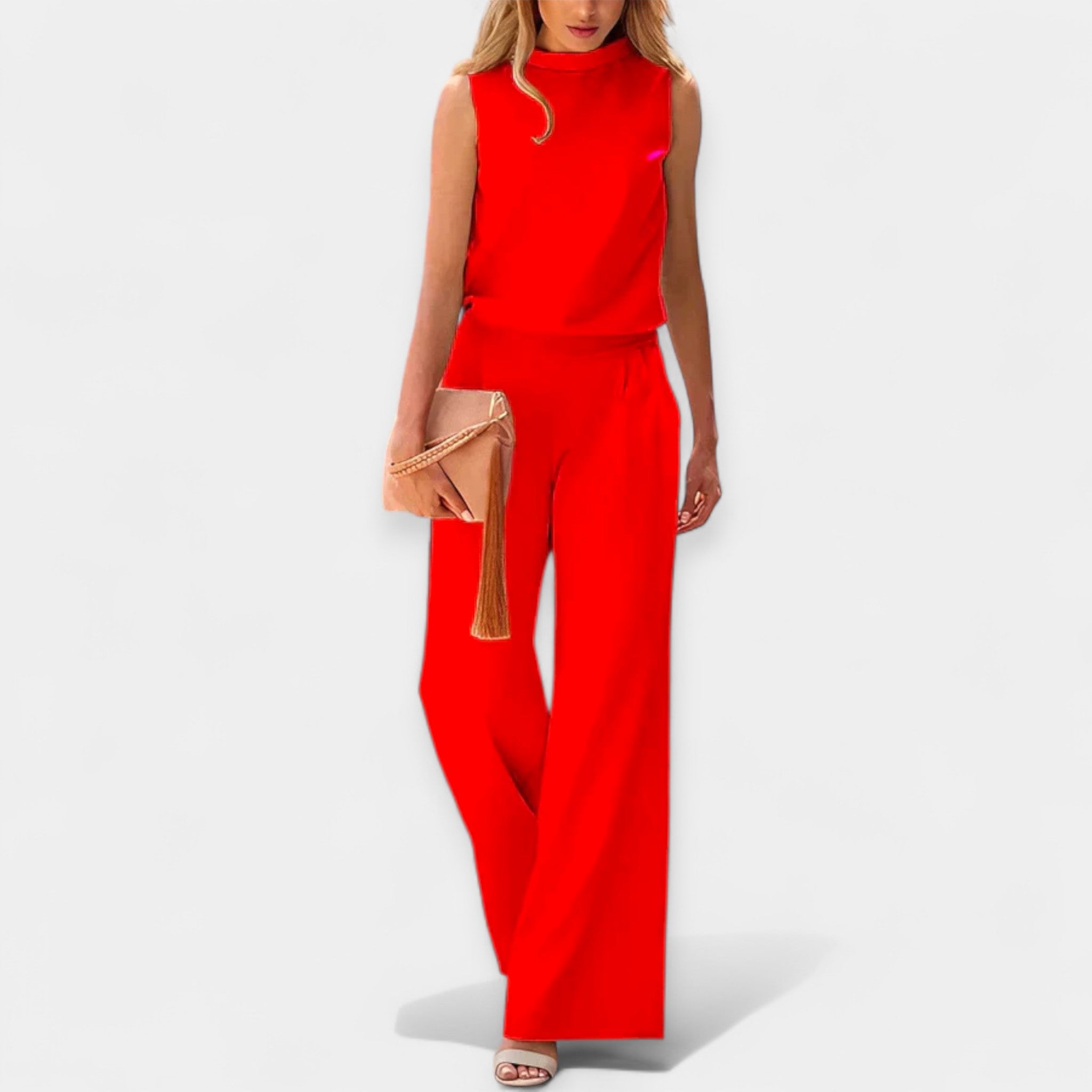 Lengvas Be Rankovių Jumpsuit